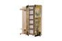 Hanah Home 135-729 Expositor Recibidor Roble Sonoma 135x194x36 cm Tablero Partículas Melamina